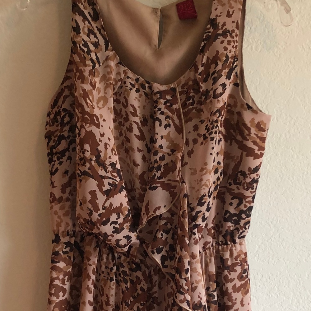 Animal Print Dress - Sleeveless